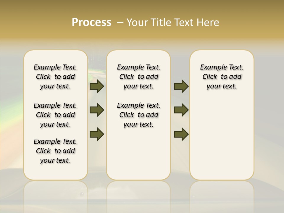 Accelerate Speedlight Automobile PowerPoint Template