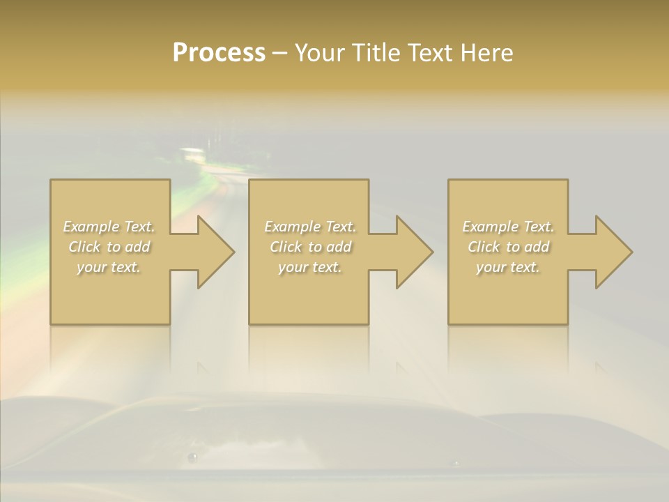 Accelerate Speedlight Automobile PowerPoint Template