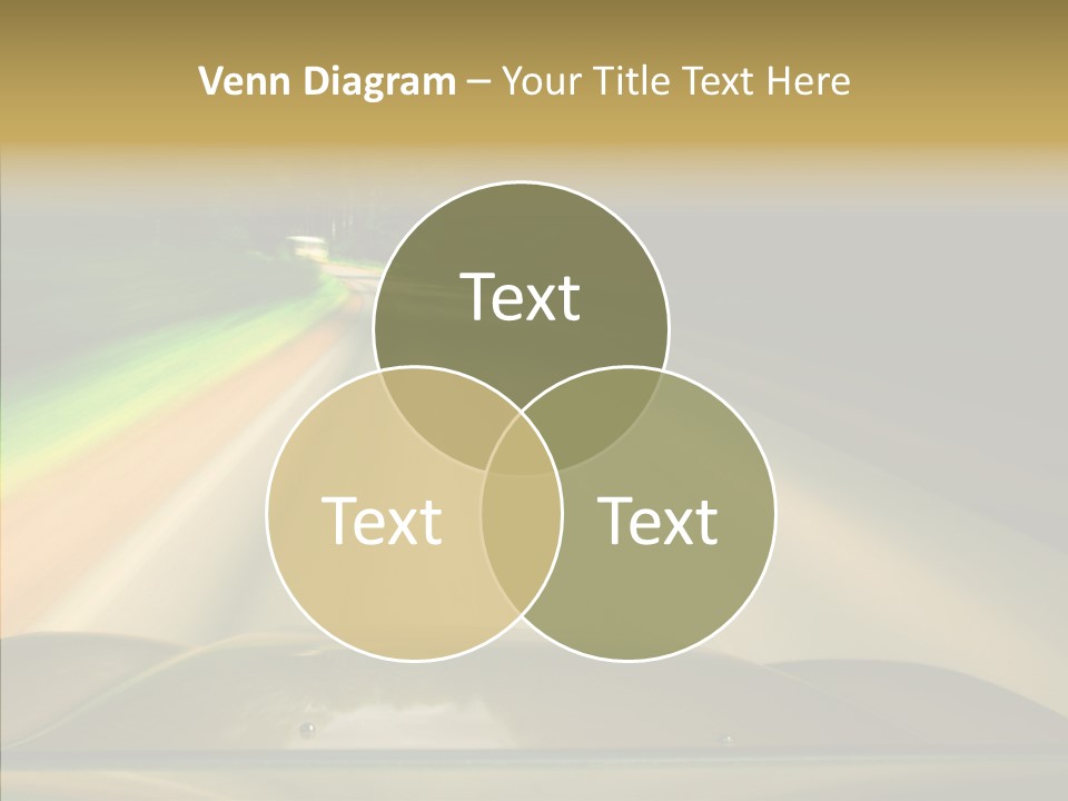 Accelerate Speedlight Automobile PowerPoint Template