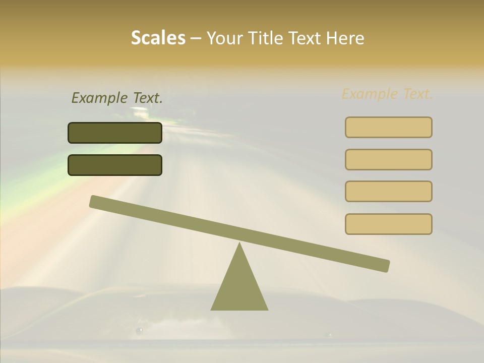Accelerate Speedlight Automobile PowerPoint Template