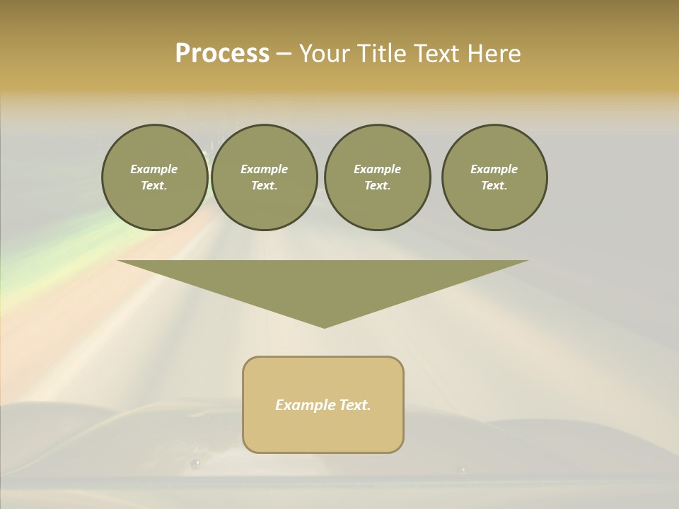 Accelerate Speedlight Automobile PowerPoint Template