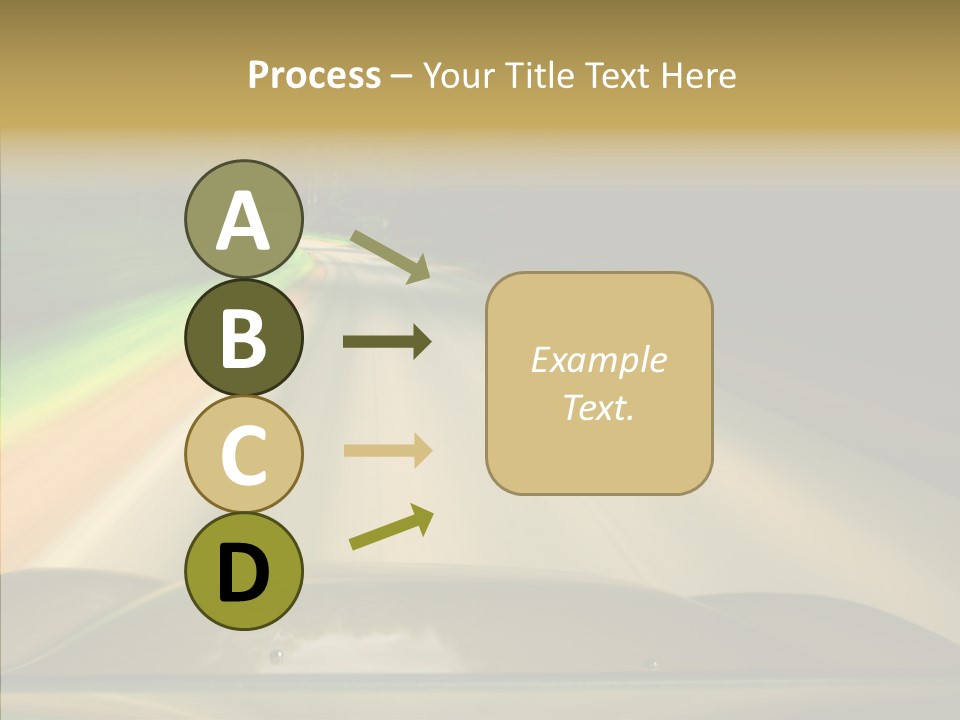 Accelerate Speedlight Automobile PowerPoint Template