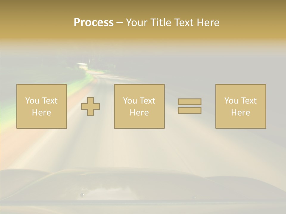 Accelerate Speedlight Automobile PowerPoint Template