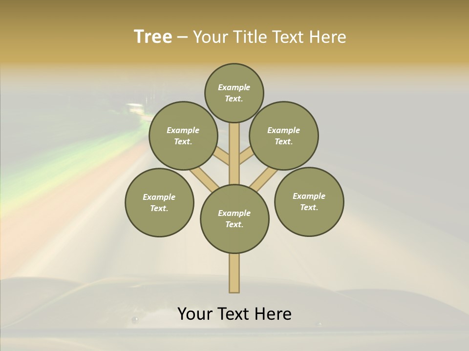 Accelerate Speedlight Automobile PowerPoint Template