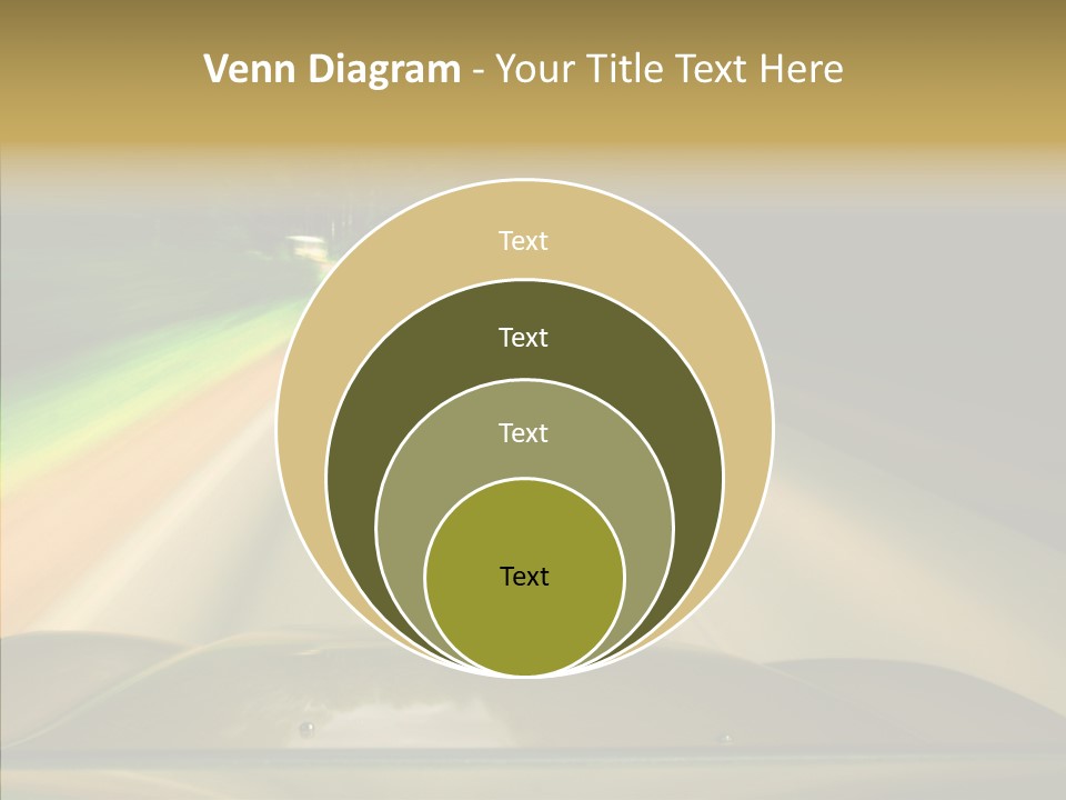 Accelerate Speedlight Automobile PowerPoint Template
