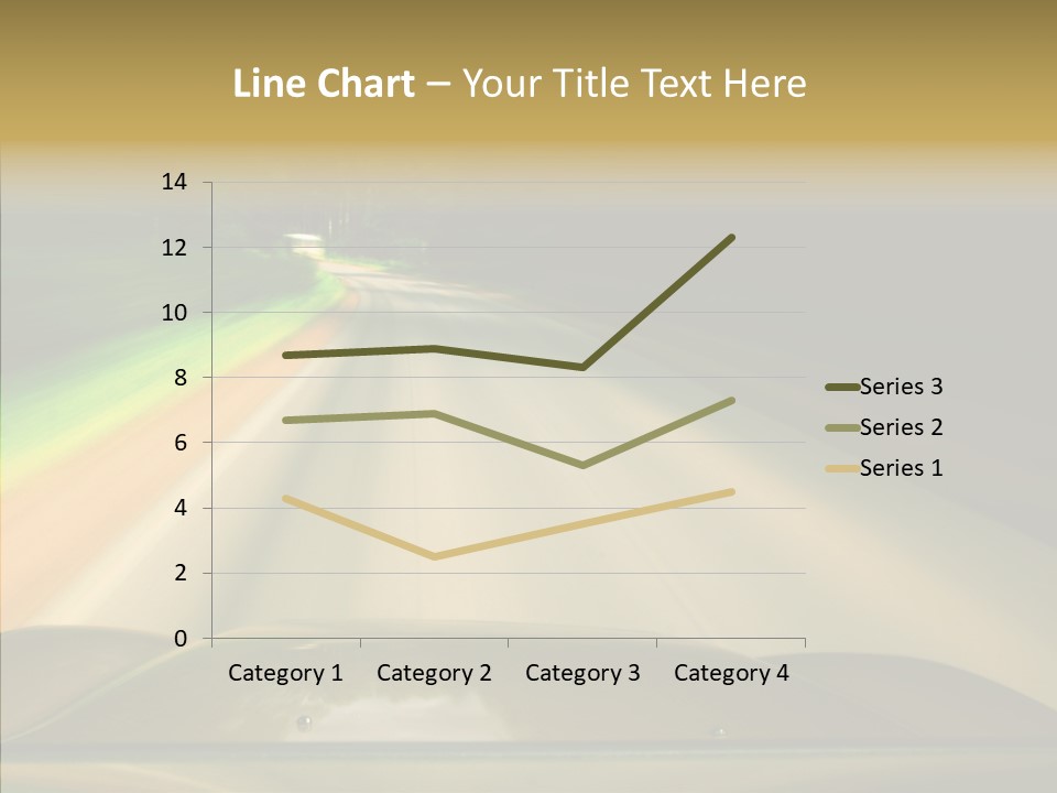 Accelerate Speedlight Automobile PowerPoint Template