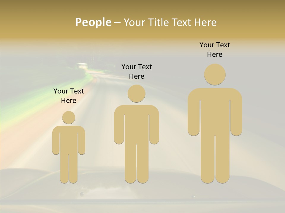 Accelerate Speedlight Automobile PowerPoint Template