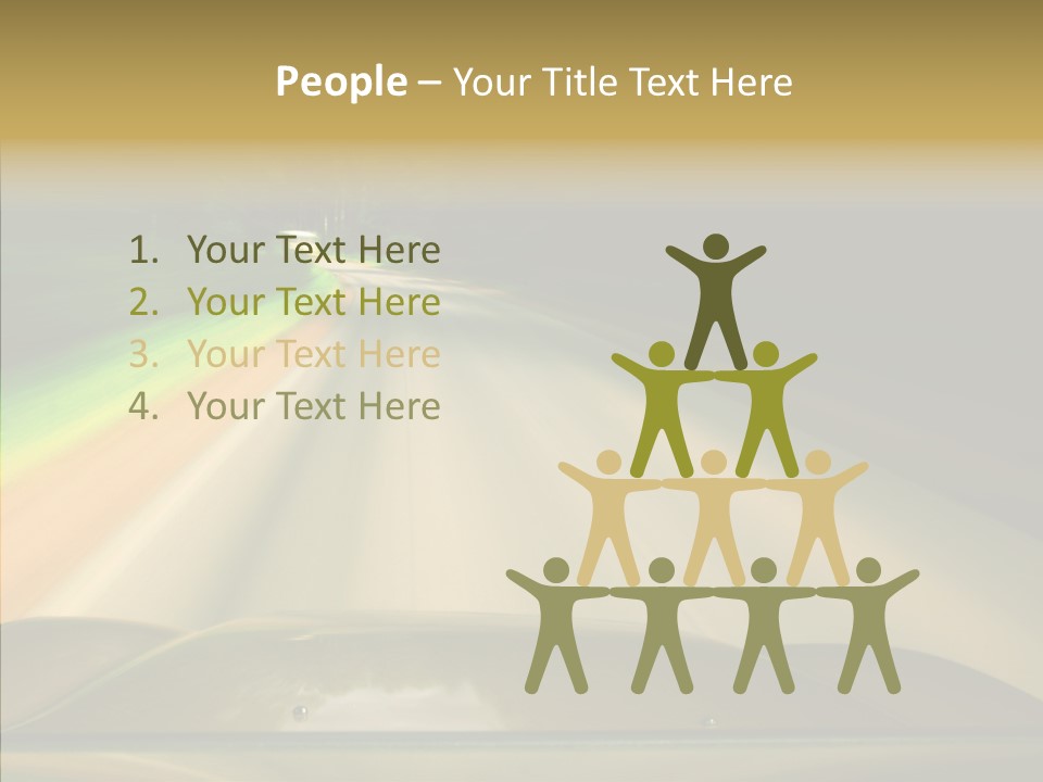 Accelerate Speedlight Automobile PowerPoint Template