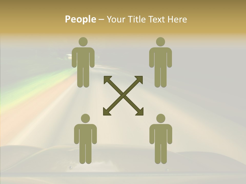 Accelerate Speedlight Automobile PowerPoint Template