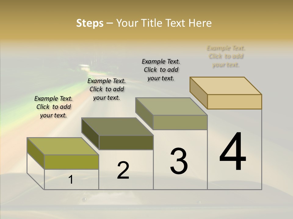 Accelerate Speedlight Automobile PowerPoint Template