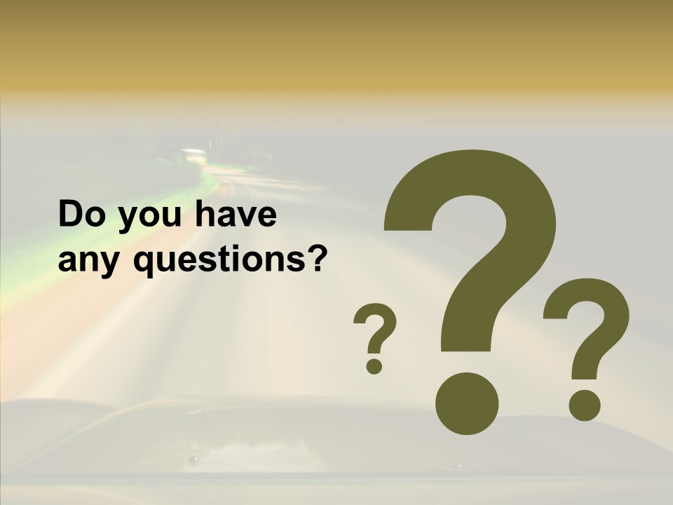 Accelerate Speedlight Automobile PowerPoint Template