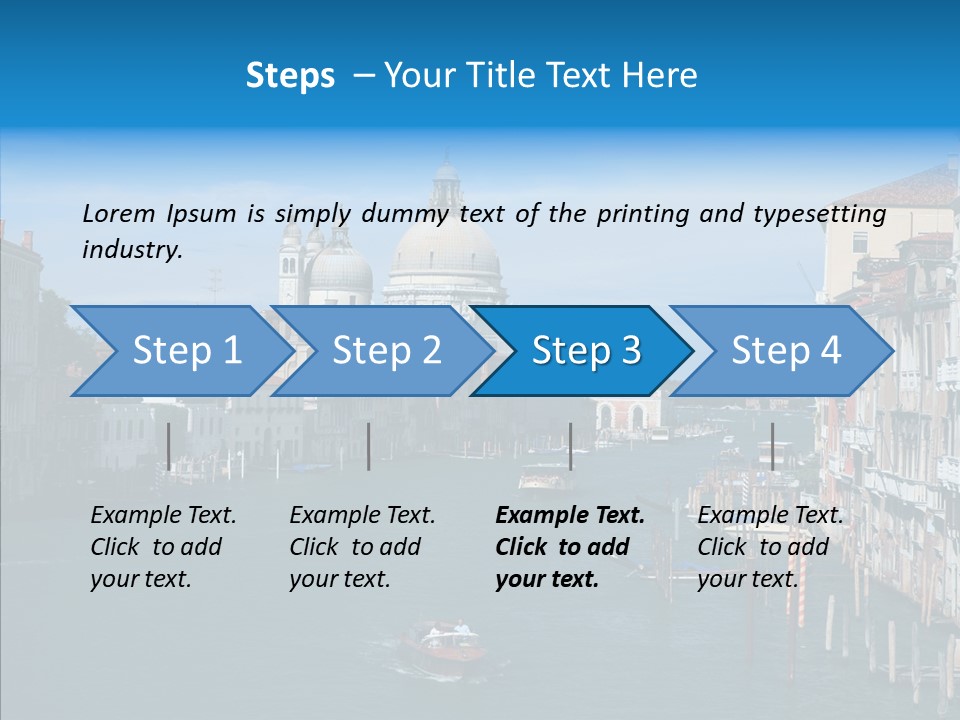 Coast Water Postcard PowerPoint Template