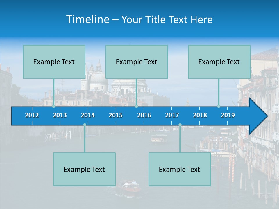 Coast Water Postcard PowerPoint Template