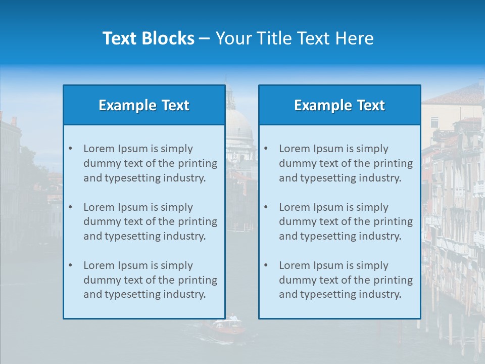 Coast Water Postcard PowerPoint Template
