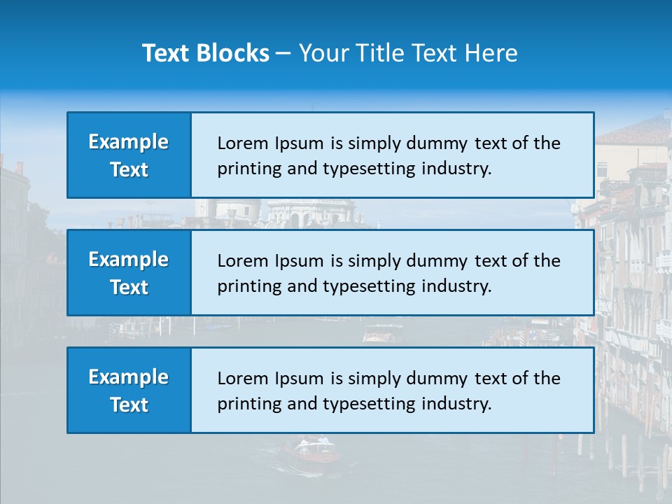 Coast Water Postcard PowerPoint Template