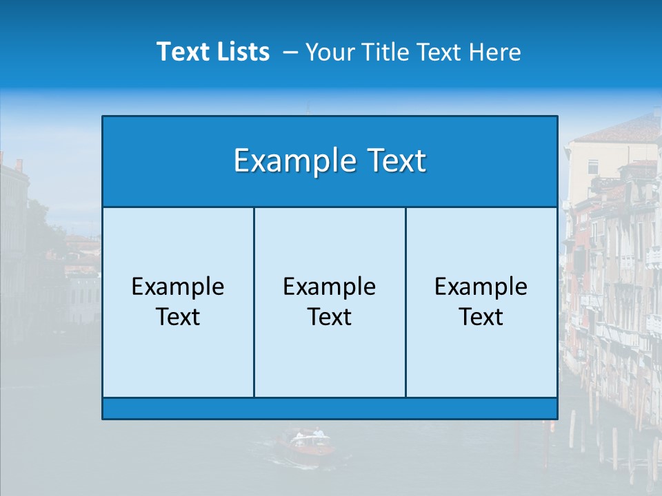 Coast Water Postcard PowerPoint Template