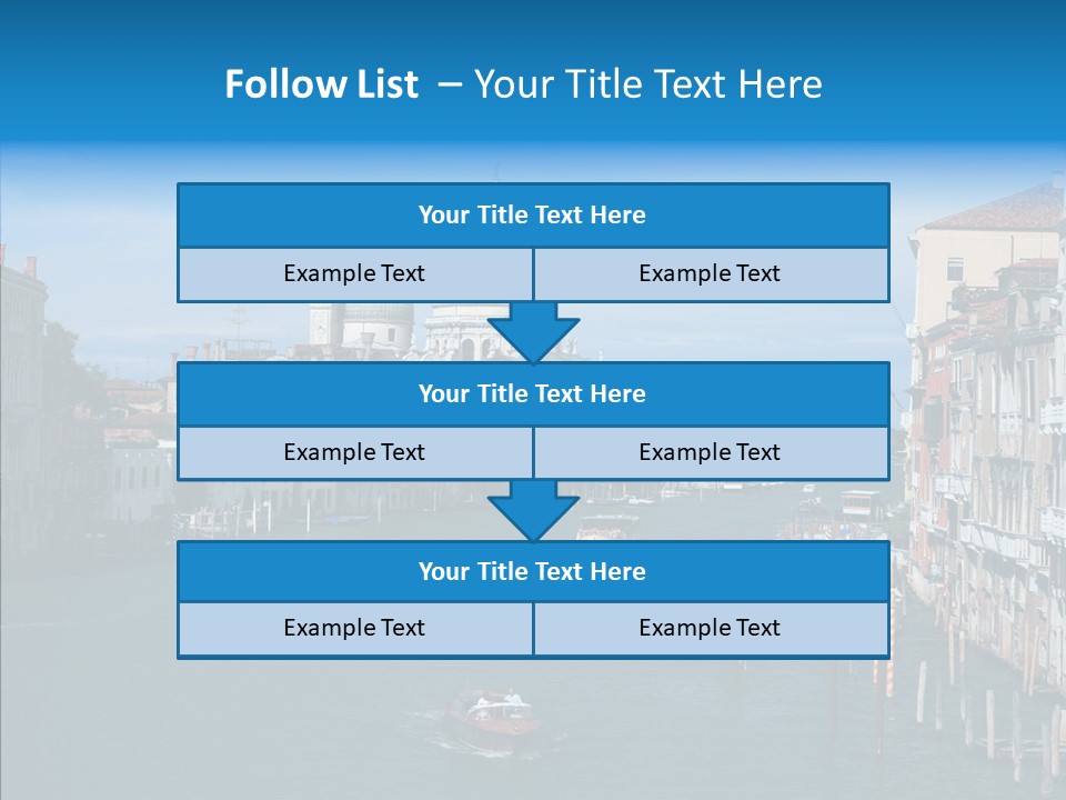 Coast Water Postcard PowerPoint Template