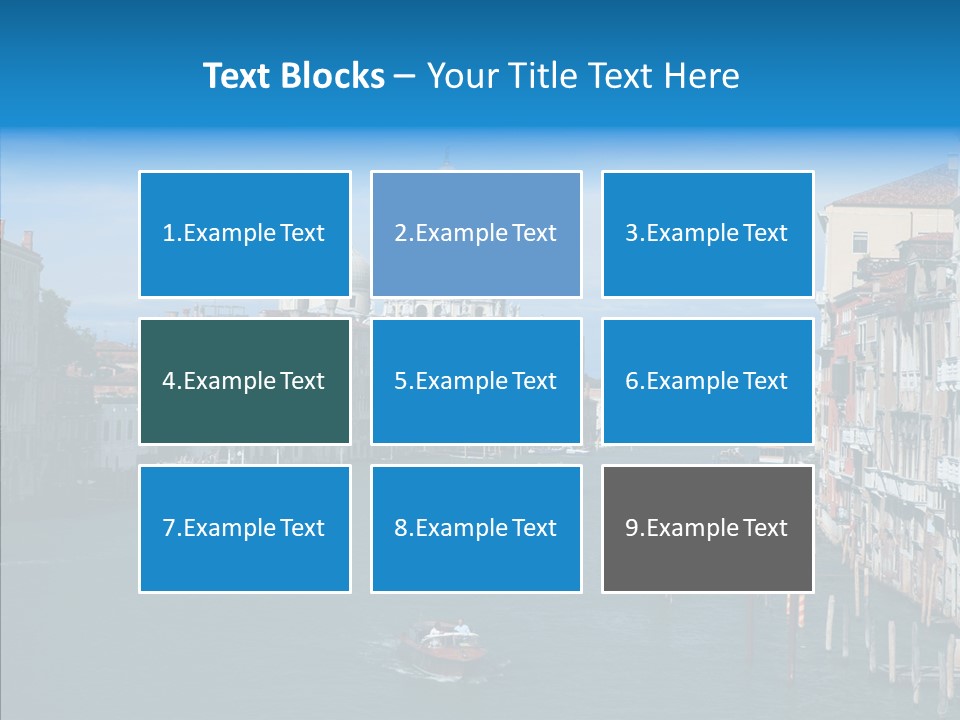 Coast Water Postcard PowerPoint Template