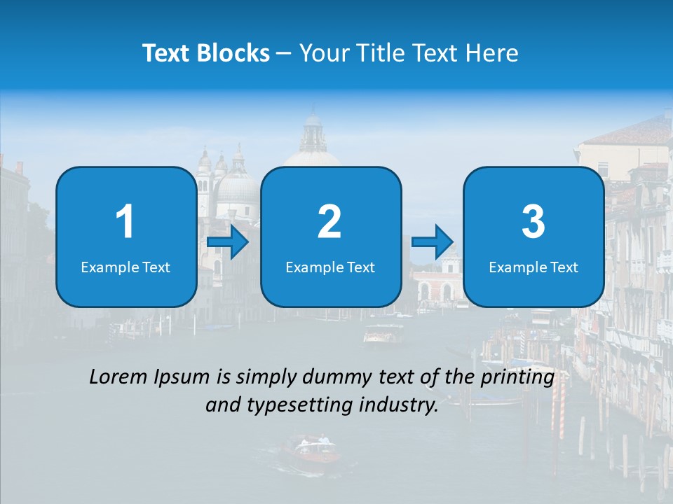 Coast Water Postcard PowerPoint Template
