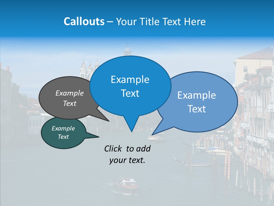 Coast Water Postcard PowerPoint Template