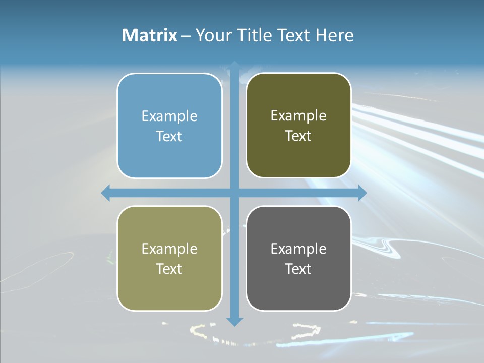 Perspective View Glow PowerPoint Template