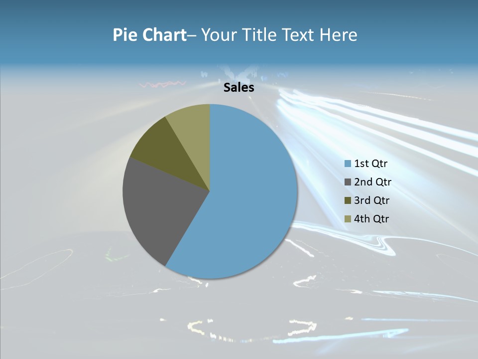 Perspective View Glow PowerPoint Template