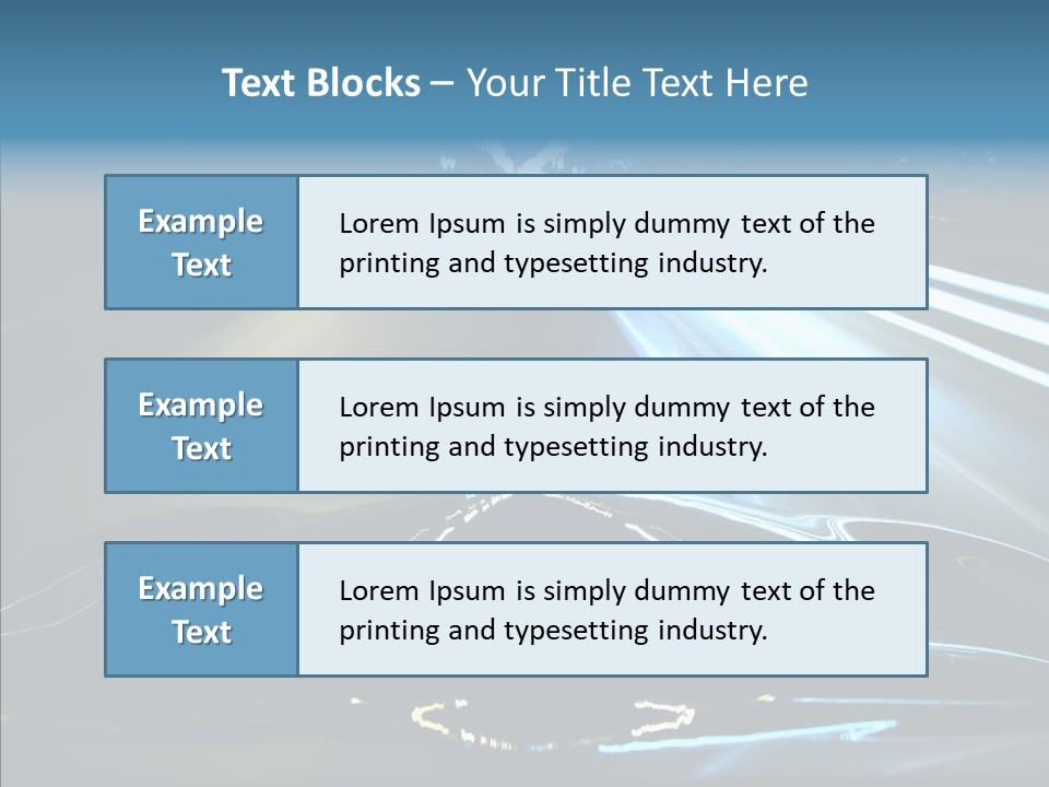 Perspective View Glow PowerPoint Template