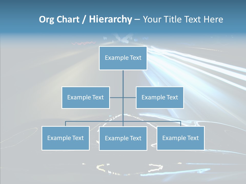 Perspective View Glow PowerPoint Template