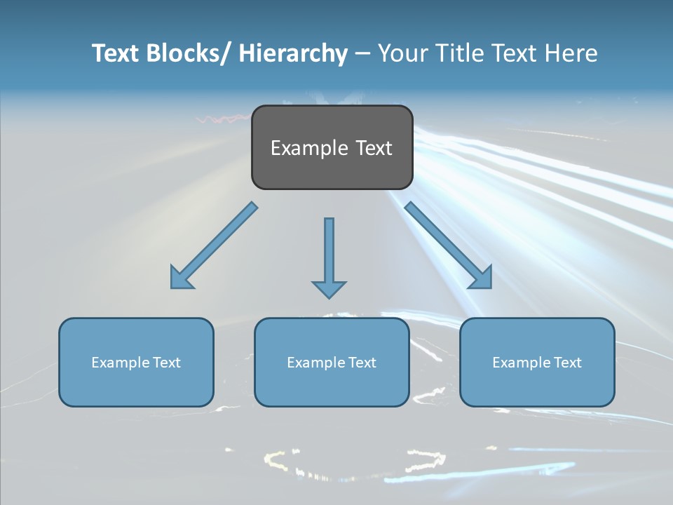 Perspective View Glow PowerPoint Template