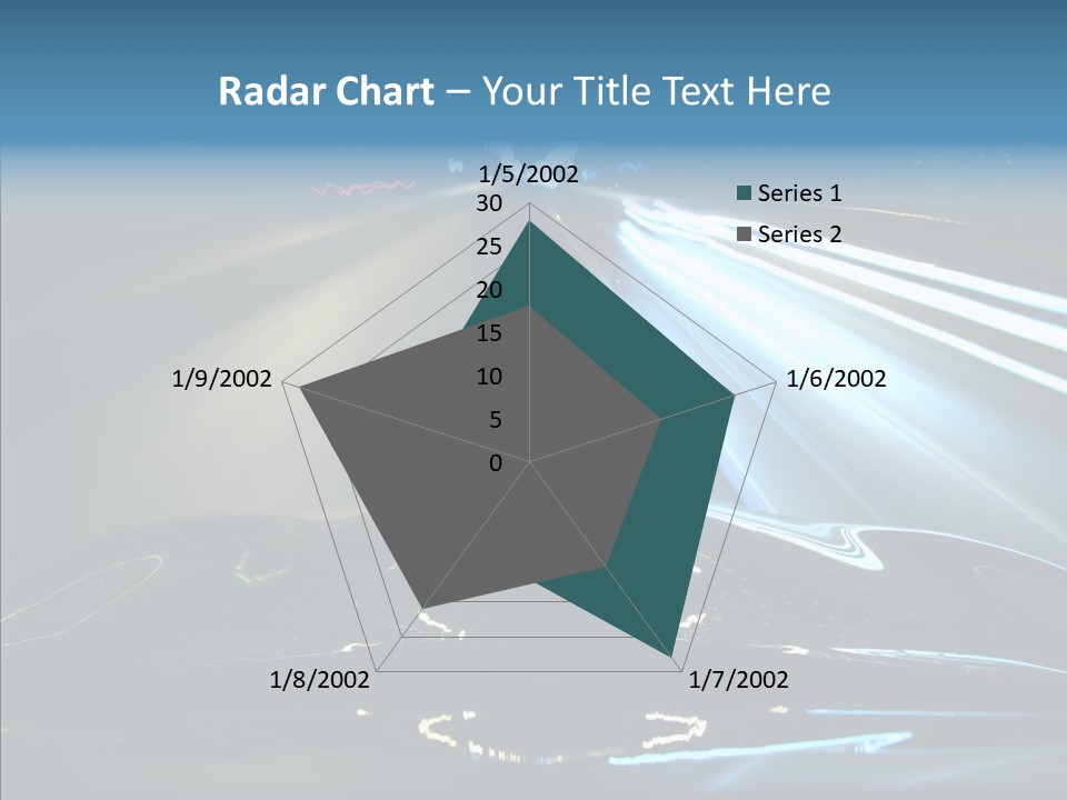 Perspective View Glow PowerPoint Template