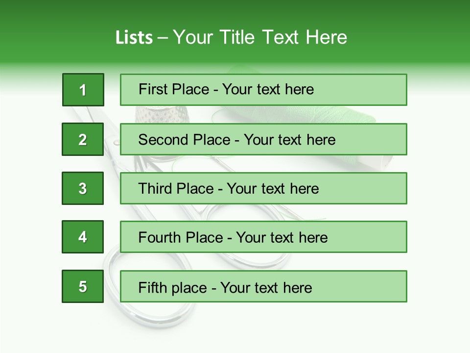 Repair Houswife Roll PowerPoint Template