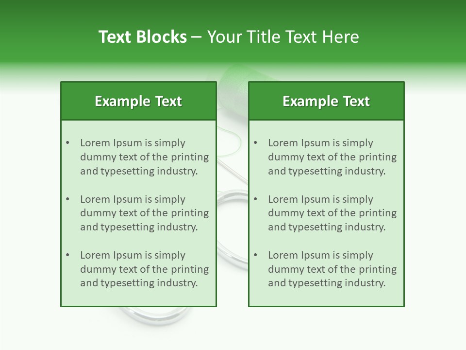 Repair Houswife Roll PowerPoint Template