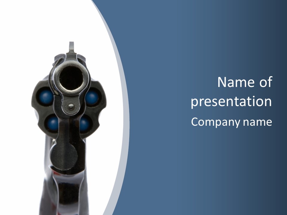 Loaded Sight Hammer PowerPoint Template