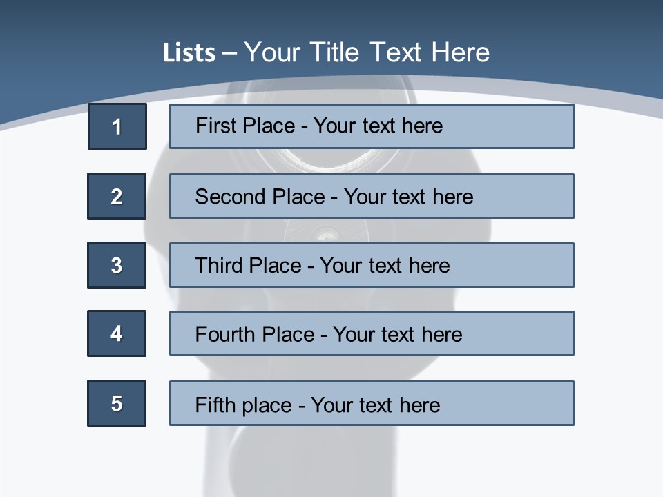 Loaded Sight Hammer PowerPoint Template