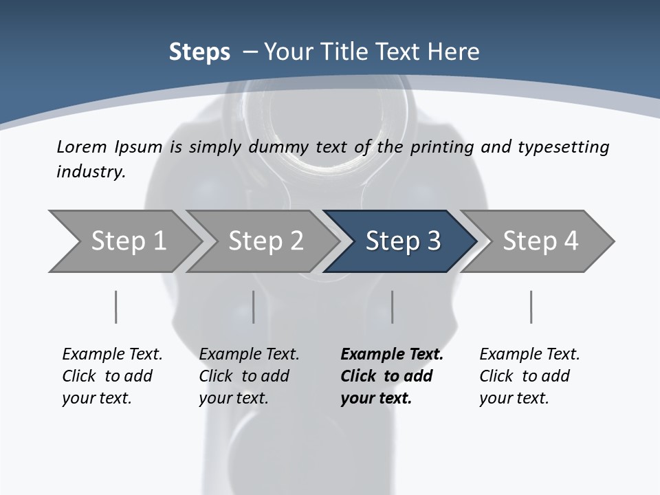 Loaded Sight Hammer PowerPoint Template