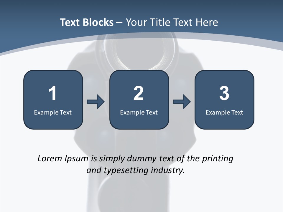 Loaded Sight Hammer PowerPoint Template