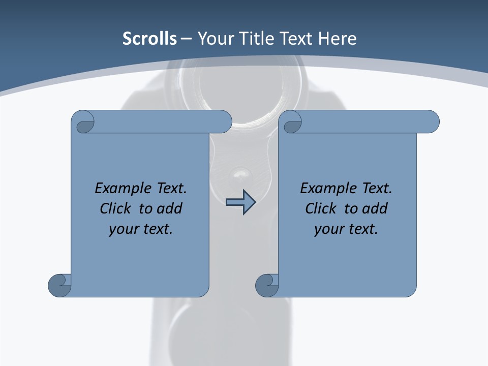 Loaded Sight Hammer PowerPoint Template