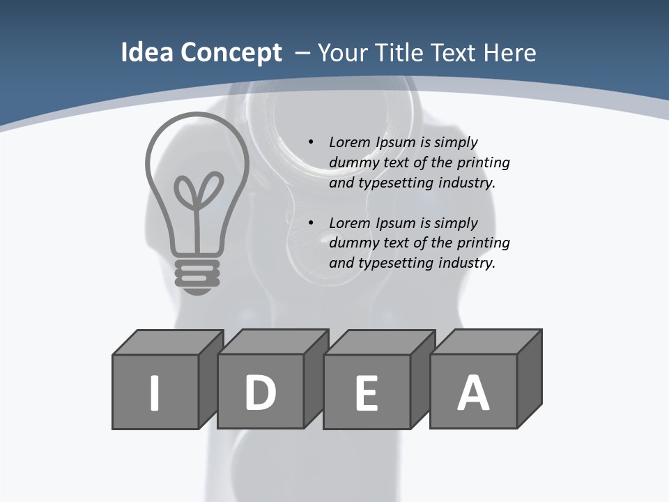 Loaded Sight Hammer PowerPoint Template