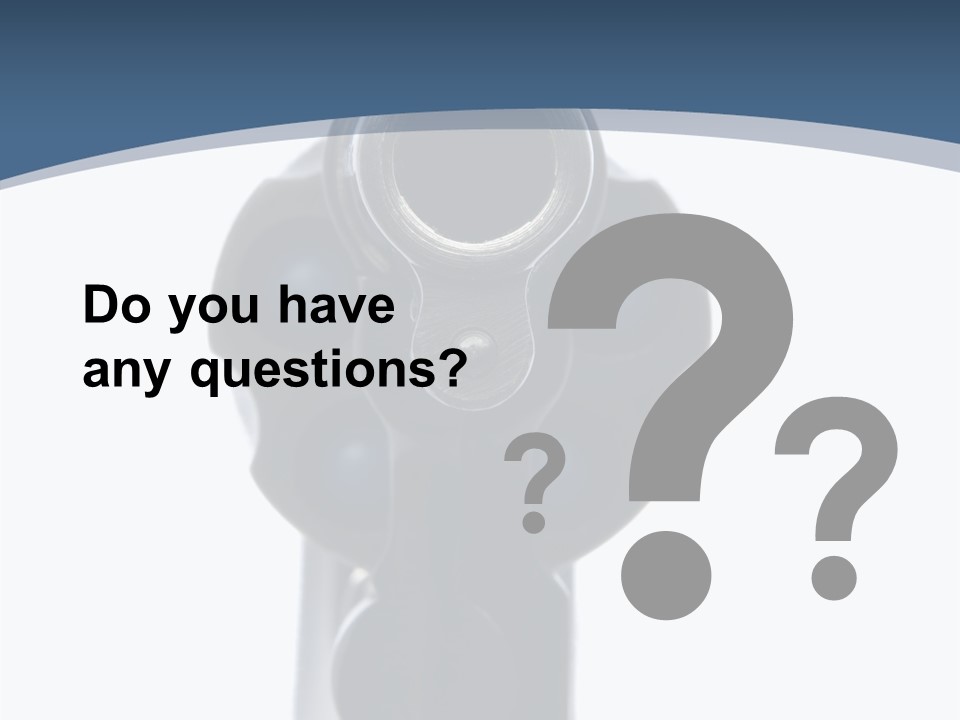 Loaded Sight Hammer PowerPoint Template