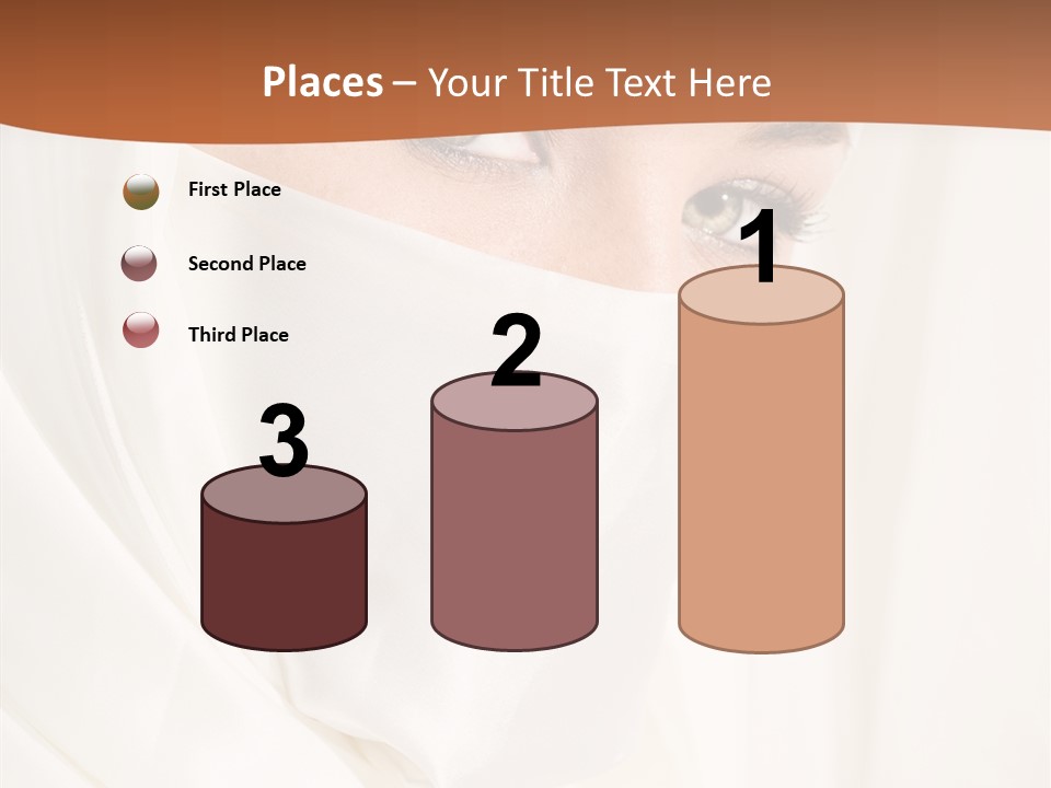 Eastern Veil Young PowerPoint Template