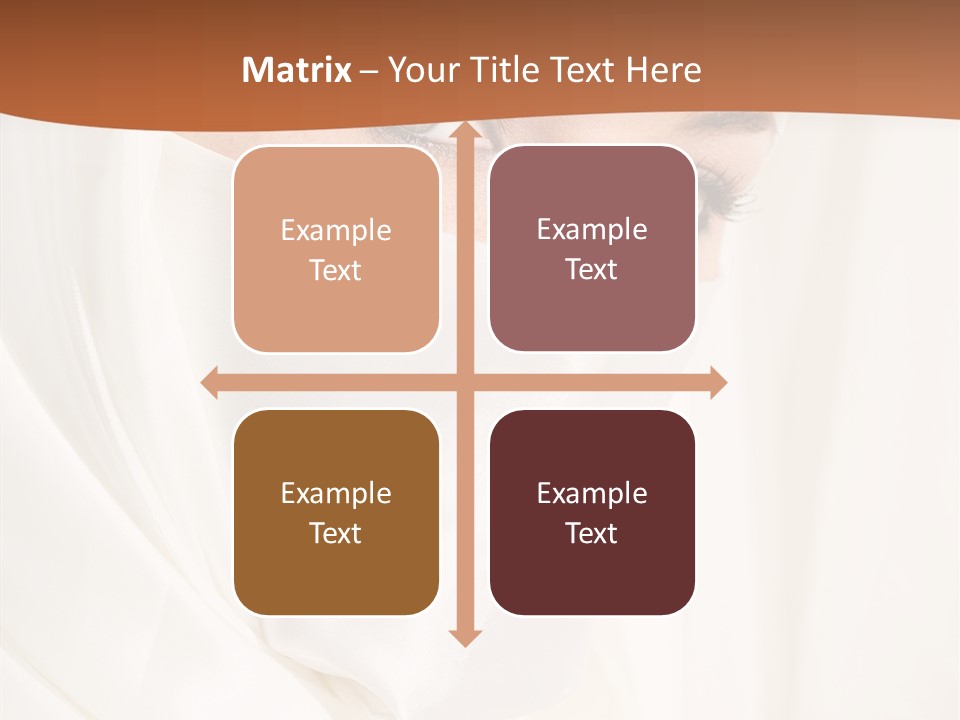 Eastern Veil Young PowerPoint Template