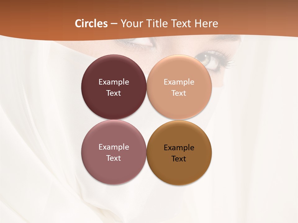 Eastern Veil Young PowerPoint Template