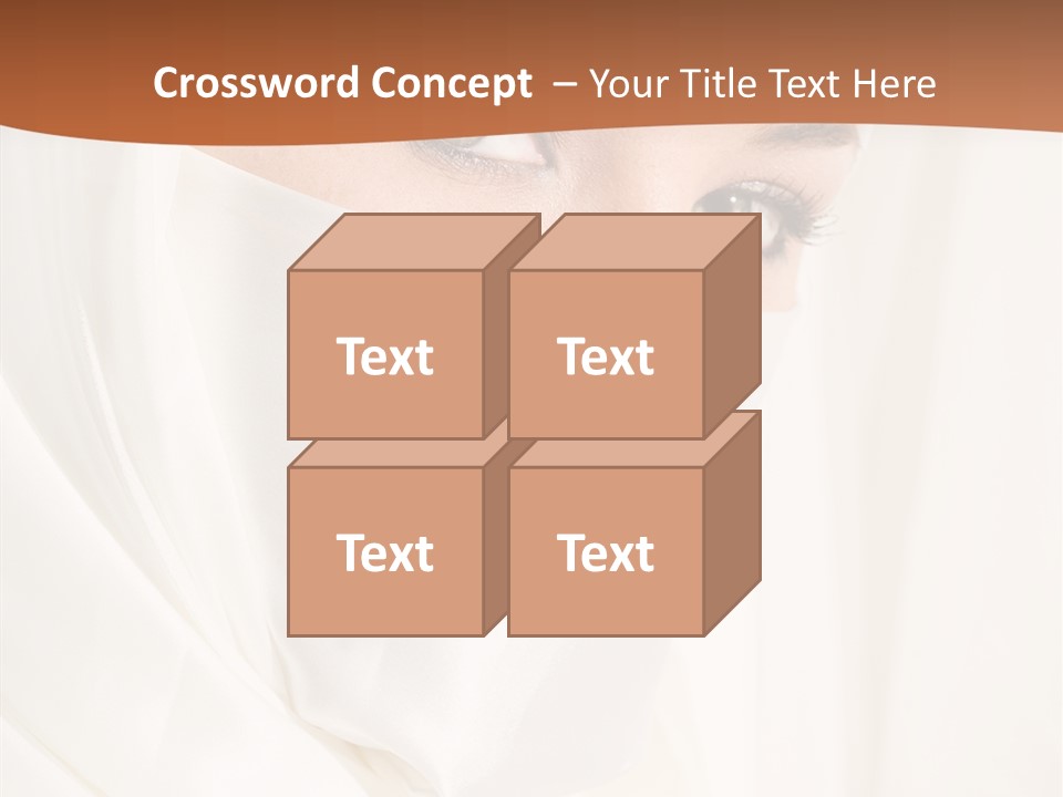 Eastern Veil Young PowerPoint Template