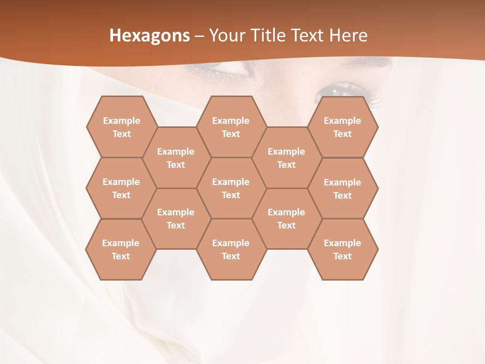 Eastern Veil Young PowerPoint Template