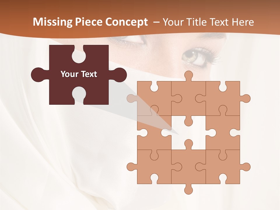 Eastern Veil Young PowerPoint Template