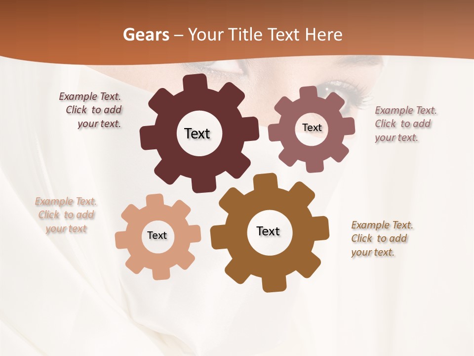 Eastern Veil Young PowerPoint Template