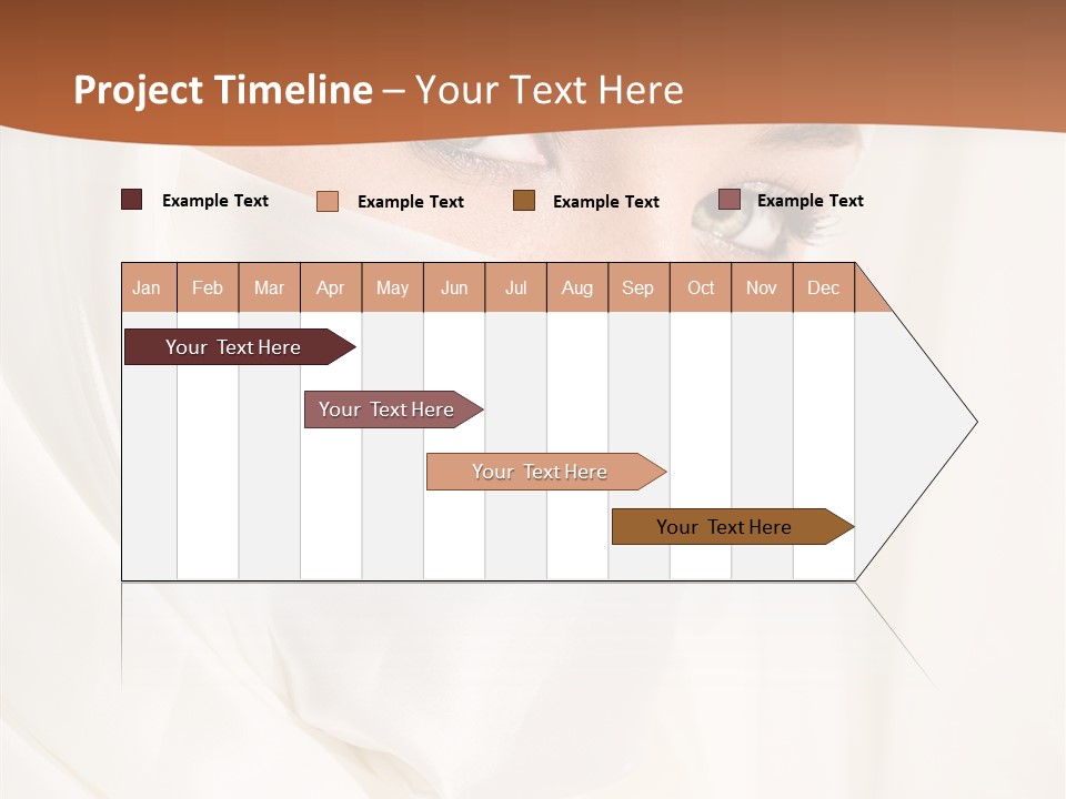 Eastern Veil Young PowerPoint Template