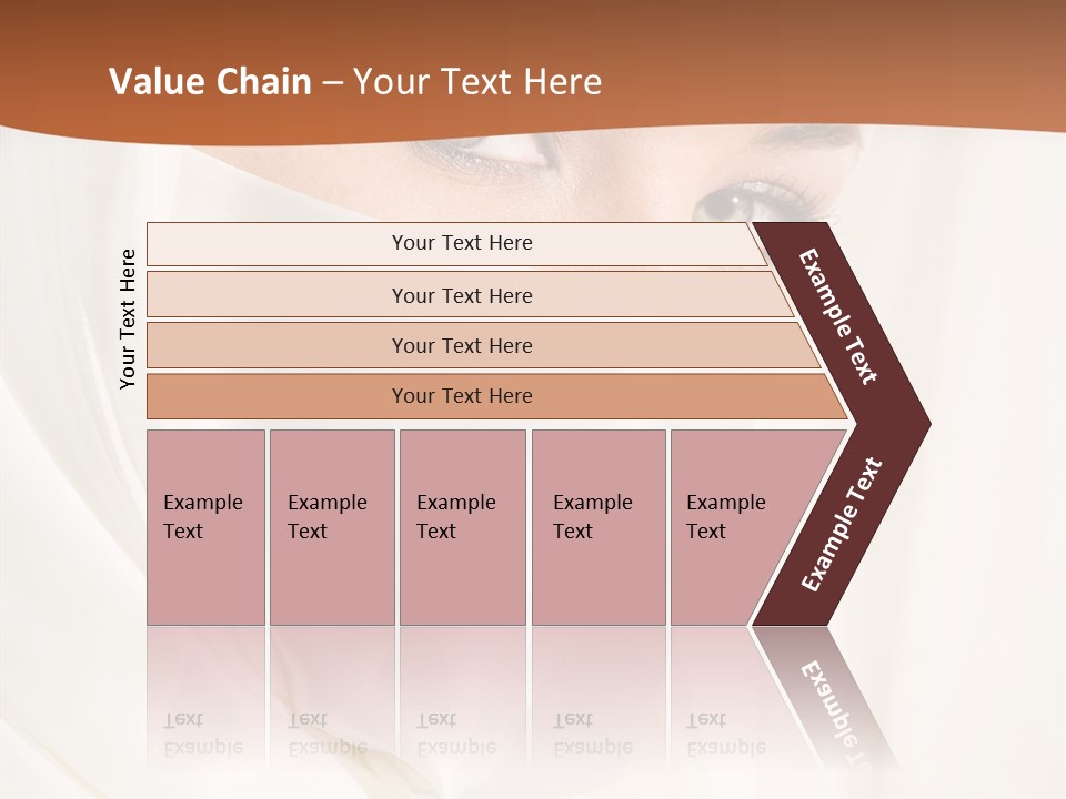 Eastern Veil Young PowerPoint Template