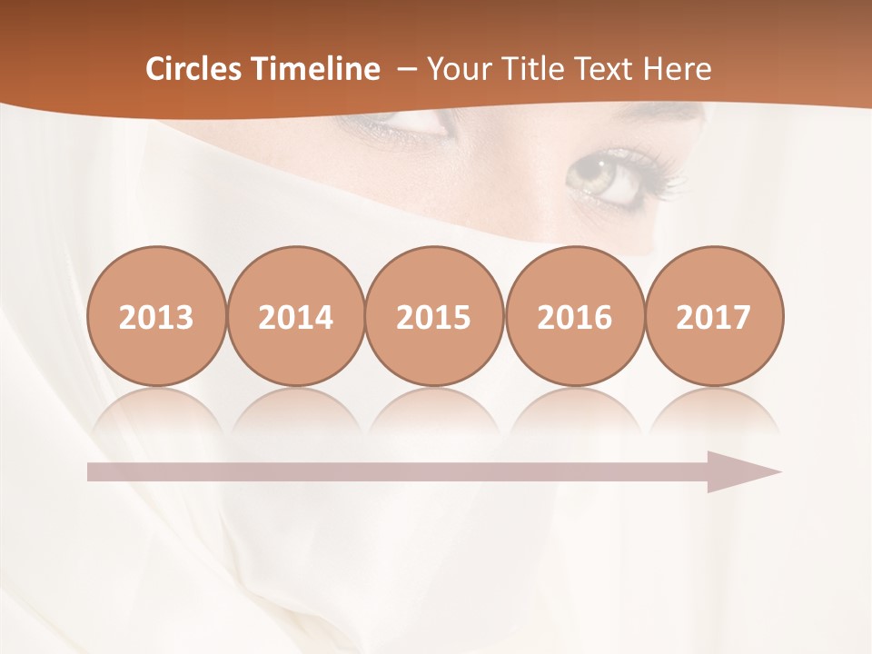 Eastern Veil Young PowerPoint Template