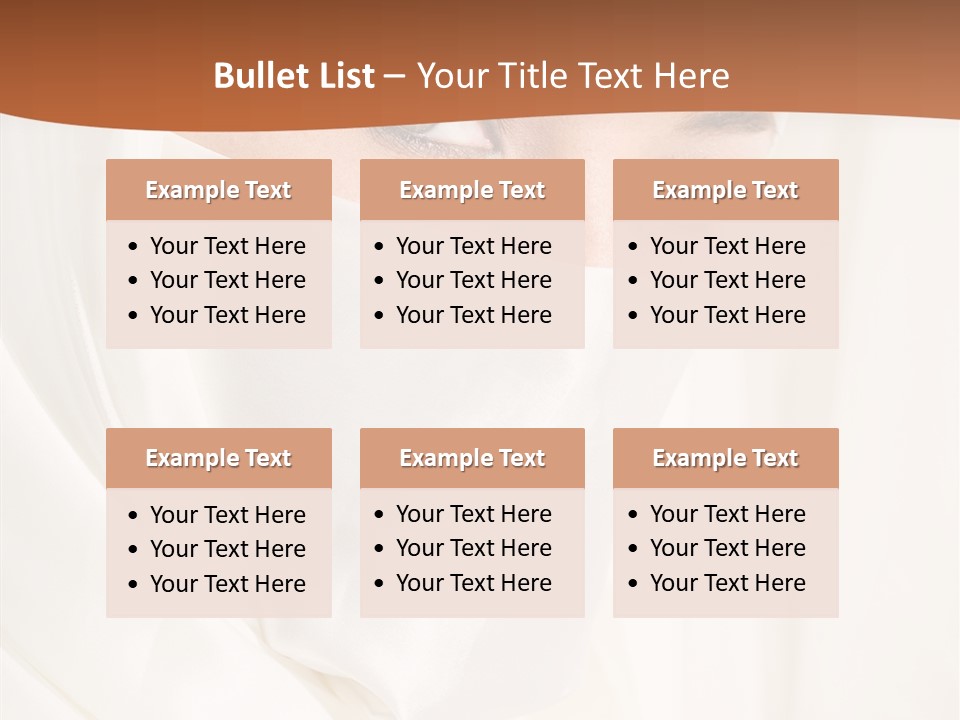 Eastern Veil Young PowerPoint Template